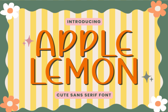 Apple Lemon Font for Business