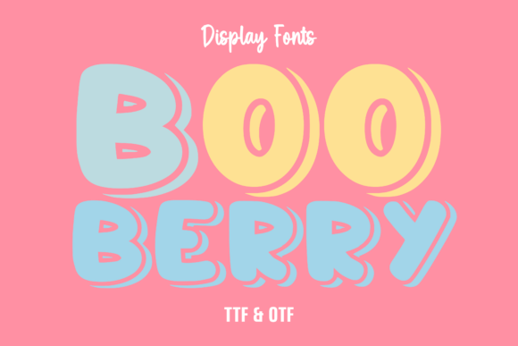 Boo Berry: A Bold Display Font