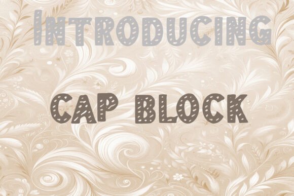 Cap Block: A Bold Font for Digital Campaigns