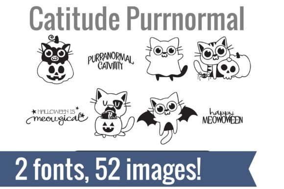 Catitude Dingbats Font