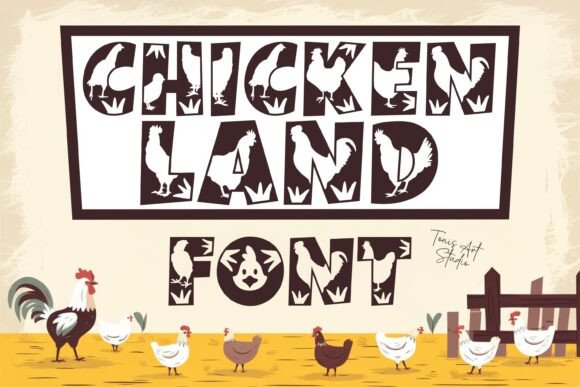 Chickenland Font: A Playful Typographic Touch