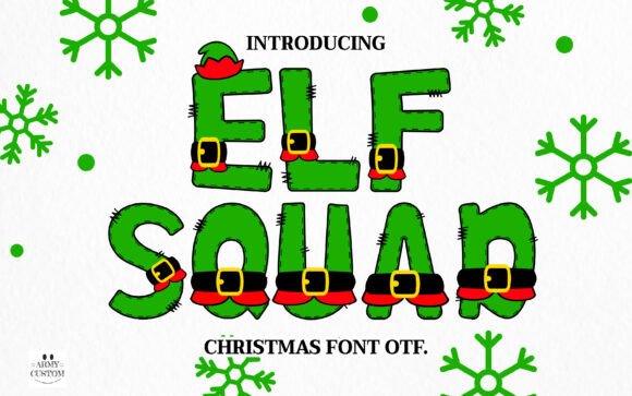 Christmas Elf Font: Festive Type for Editorial Design