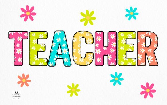 Daisycolorful Orange Font