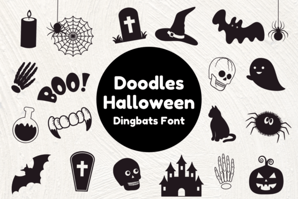 Doodles Halloween Font