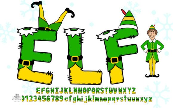 Elf Green Yellow Edition Font