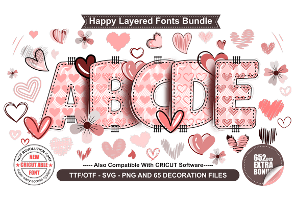 Happy Layered Font Review