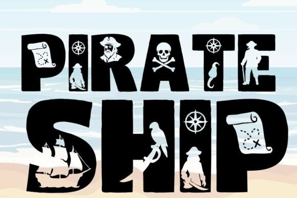 Pirate Ship Font: Bold & Adventurous