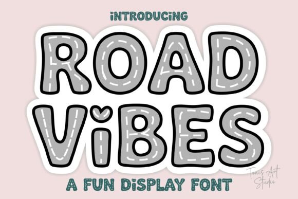 Road Vibes Font for Creative Publishing