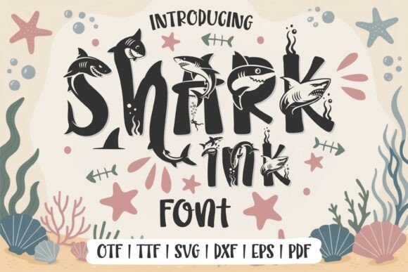 Sharkink: A Bold, Fun Font for Makers