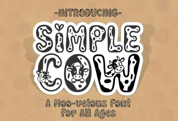 Simple Cow Font Review