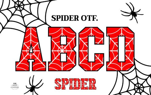 Spidervarsity Font for Creative Projects