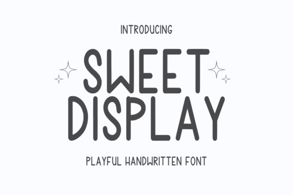 Sweet Display: A Fun Font for Web Design