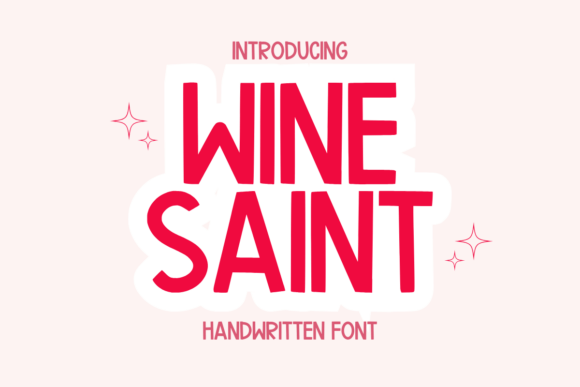 Wine Saint: A Whimsical Font for Creative Projects