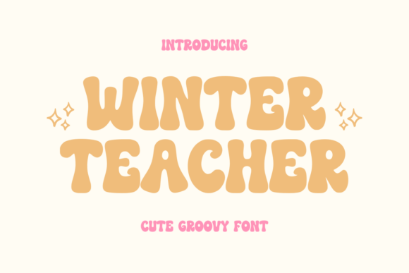 Winter Teacher Font for Business